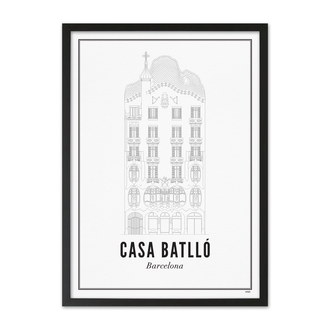Affiches de Barcelona - Casa Batlló | WIJCK.